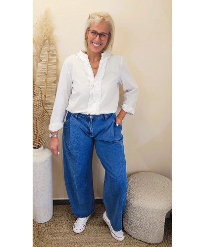 Jeans Ballon Bleu Denim Icon - Sofia