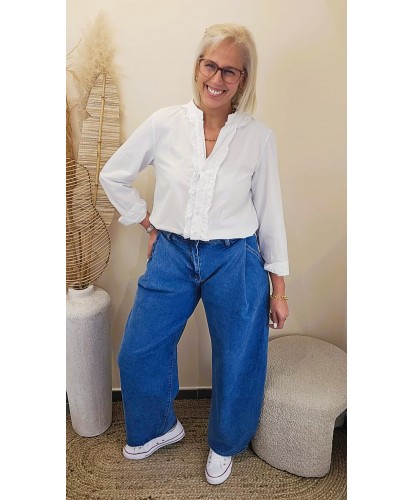 Jeans Ballon Bleu Denim Icon - Sofia