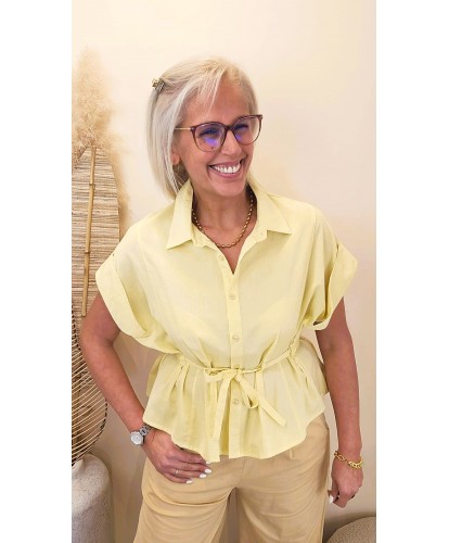 Chemise Sunny Flow Jaune -...