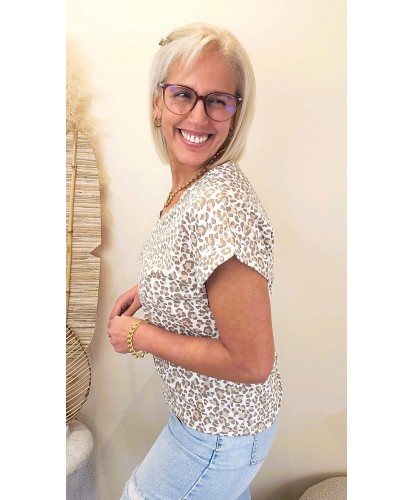 T-Shirt Wild Chic Léopard - Justine