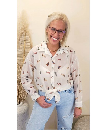 Chemise Doggy Love - Esther