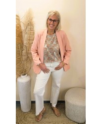 Blazer "Élégance Peche" - Ava