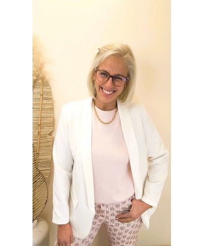 Blazer "Élégance Withe" - Ava
