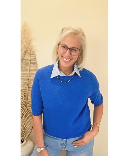 Pull Bleu Bic Doux - Sara