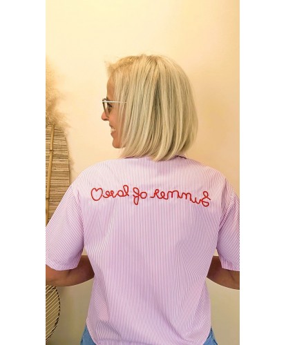 Chemise Rose "Summer Of Love" - Marion