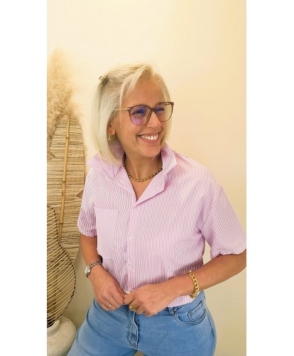 Chemise Rose "Summer Of Love" - Marion