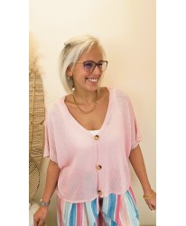 Gilet Soft Pink Breeze - Maelle