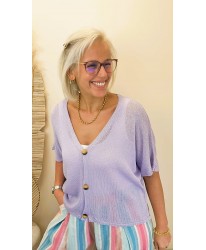 Gilet Lavender Soft Touch - Maelle