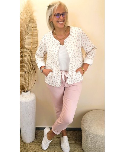 Veste Matelassée Floral Soft - Morgane