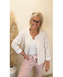 Veste Matelassée Floral Soft - Morgane