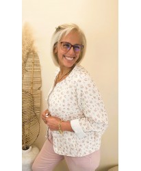 Veste Matelassée Floral Soft - Morgane