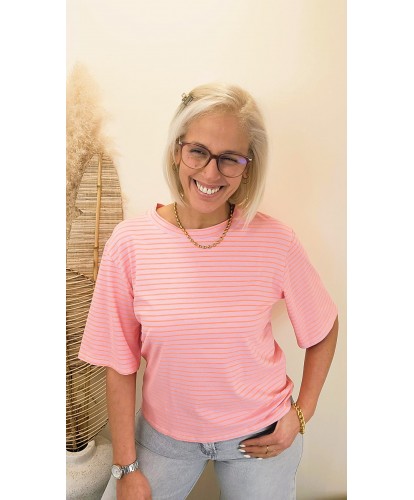 T-shirt Fresh Line Coral - Eugenie