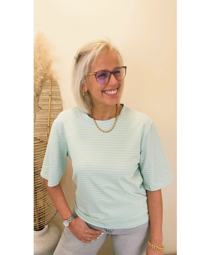 T-shirt Fresh Line Mint -...