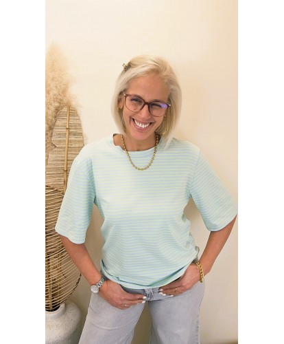 T-shirt Fresh Line Mint - Eugenie