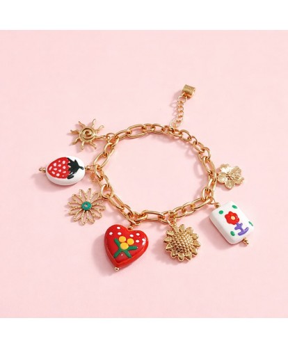 Bracelet Acier Charms Summer Love