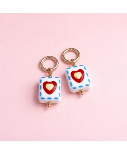 Boucles d’Oreilles Acier -...