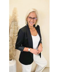 Blazer "Élégance Black" - Ava