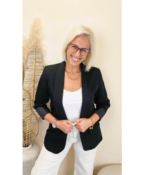 Blazer "Élégance Black" - Ava