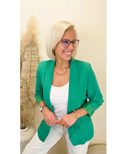Blazer "Élégance Green" - Ava