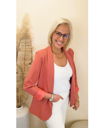 Blazer "Élégance Terracota" - Ava