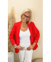 Blazer "Élégance Red" - Ava