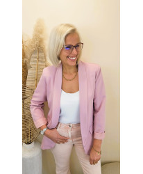 Blazer "Élégance Vieux Rose " - Ava