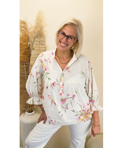 Blouse Fluide Floral Douceur - Amelie