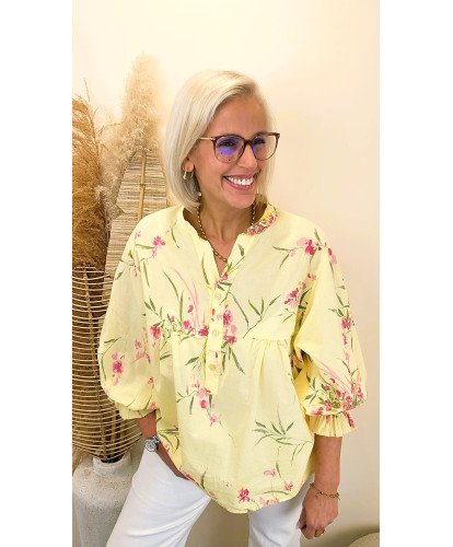 Blouse Fluide Floral Soleil - Amelie