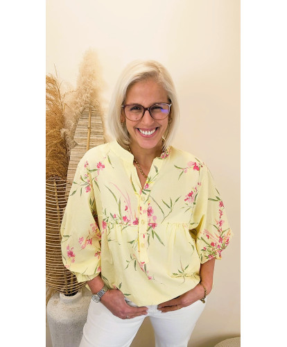 Blouse Fluide Floral Soleil - Amelie