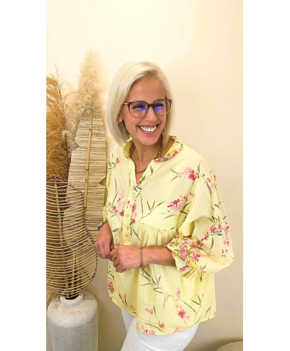 Blouse Fluide Floral Soleil...