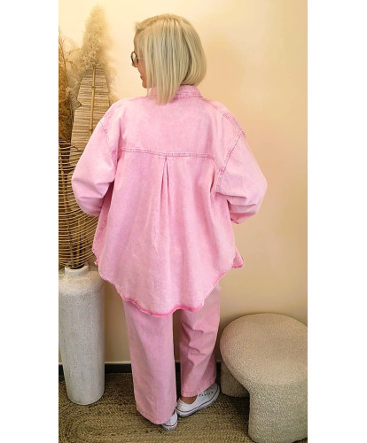 Ensemble Denim “Pink Attitude” - Elia