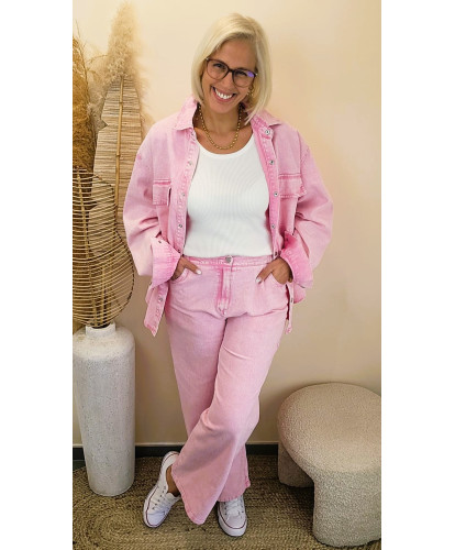 Ensemble Denim “Pink Attitude” - Elia