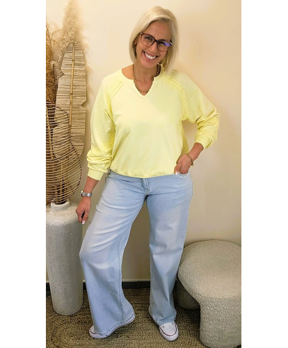 Jeans Wid Leg  “Blue Horizon” - Ariane