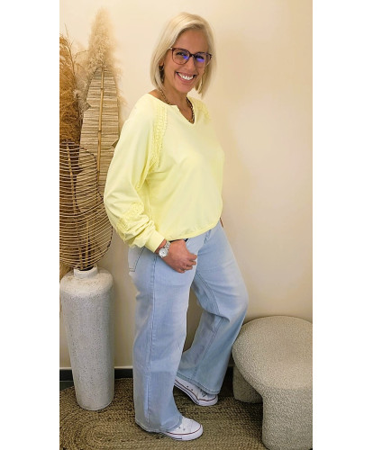 Jeans Wid Leg  “Blue Horizon” - Ariane