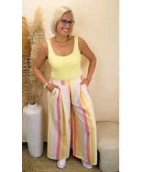 Pantalon “Sunset Riviera” - Blanche
