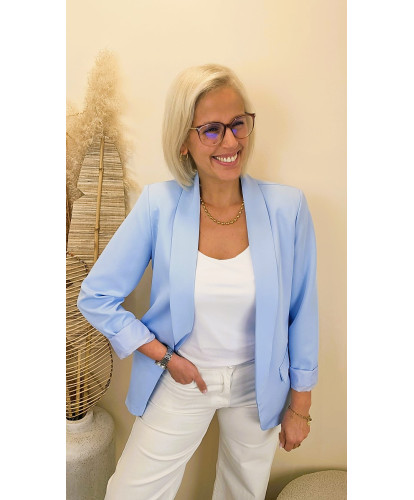 Blazer "Élégance Water Green" - Ava