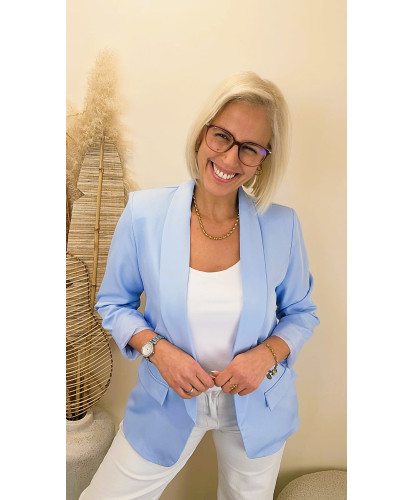 Blazer "Élégance Water Green" - Ava