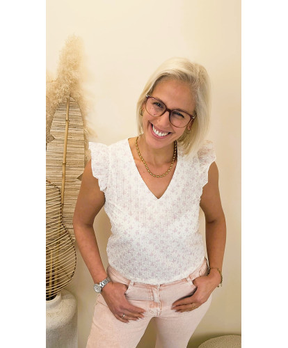 Blouse plumetis “Éclat de...