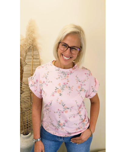 T-Shirt Floral “Rose...