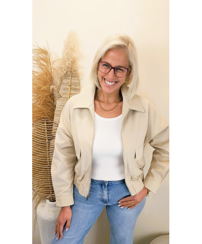 Veste “Sable Élégance” - Mona