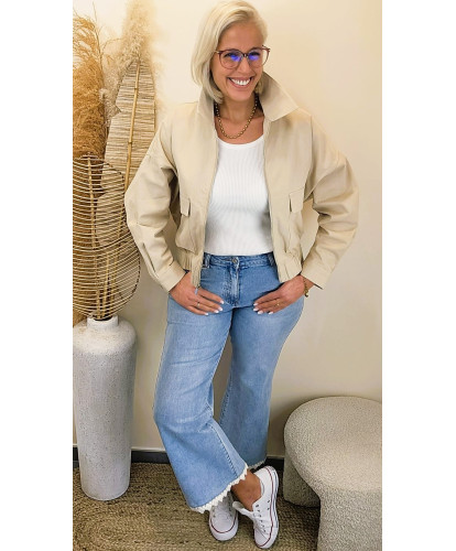 Veste “Sable Élégance” - Mona