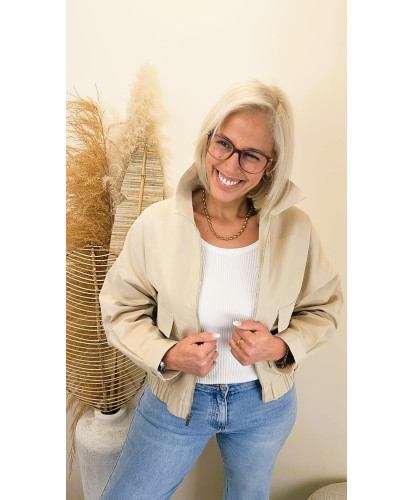 Veste “Sable Élégance” - Mona