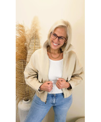 Veste “Sable Élégance” - Mona