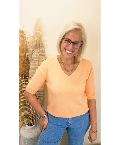 Pull “Peach Sun” - Enora