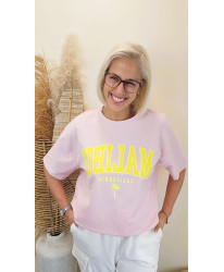 T-Shirt “Malibu Sunset” - Colombe