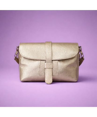 Sac Inspi. Cuir Doré Éclat