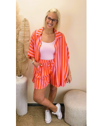 Short Gaz de Coton Dolce Rayures - Juliette