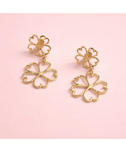 Boucles d’Oreilles Acier...