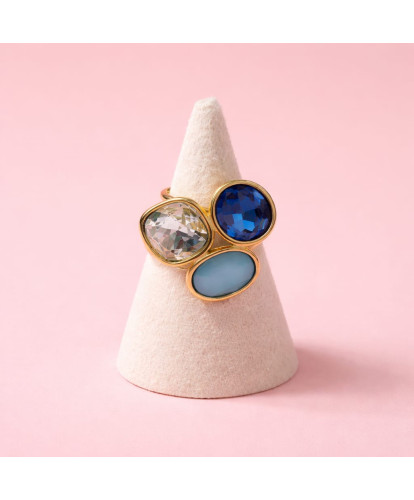 Bague Acier Ajustable Trio...