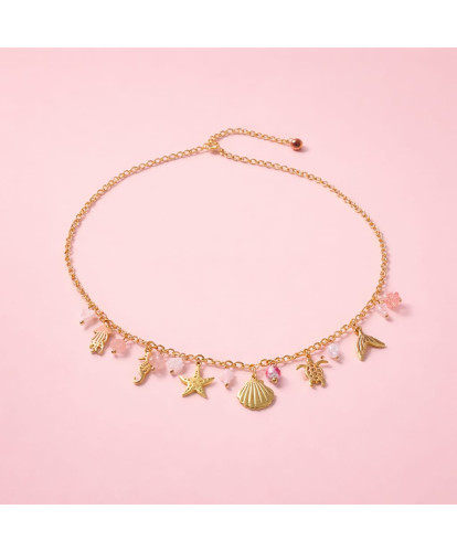 Collier Acier Dolce Vita Rosé